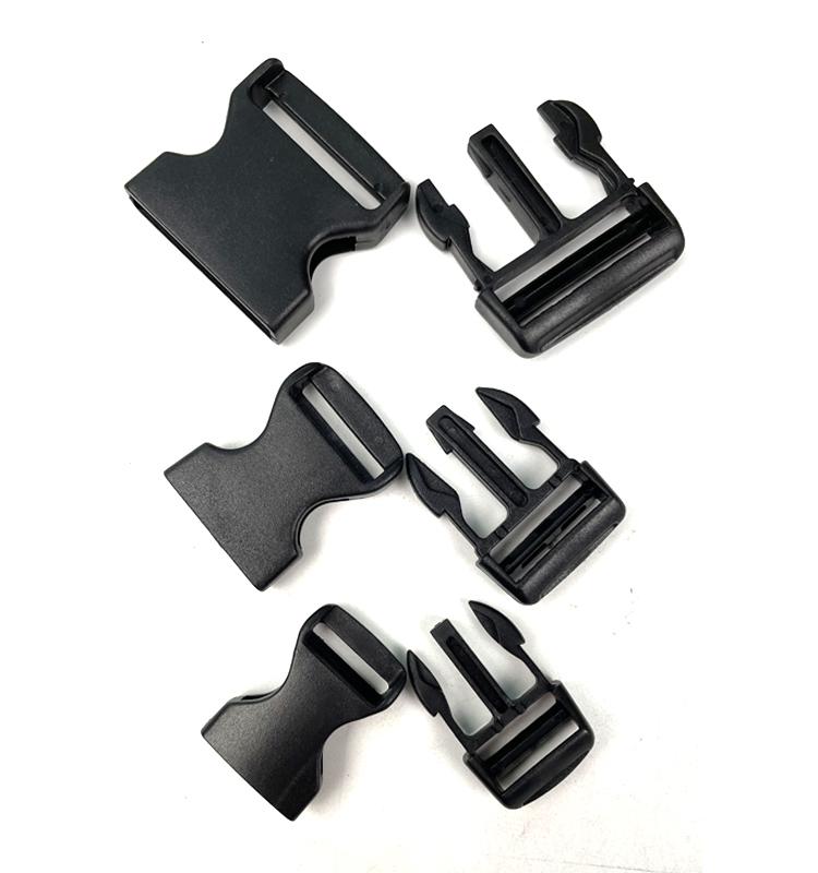 Nylon Material Cheap Price China Factory Supply Black Color Fastener Buckle Accessories Plastic Buckle