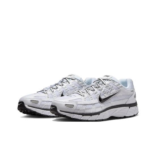 Nike P-6000 White Metallic Silver Unisex Sneakers CD6404-107