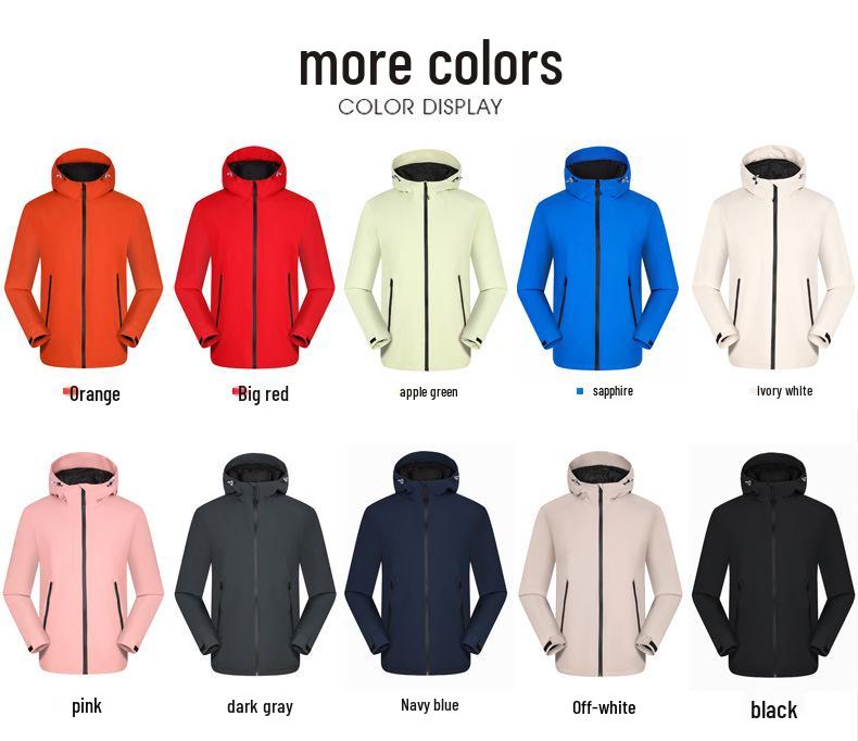 Men's and Women's Cotton-Padded Jacket: Thick, Warm, Hooded, Customizable Logo Windbreaker for Outdoor Work