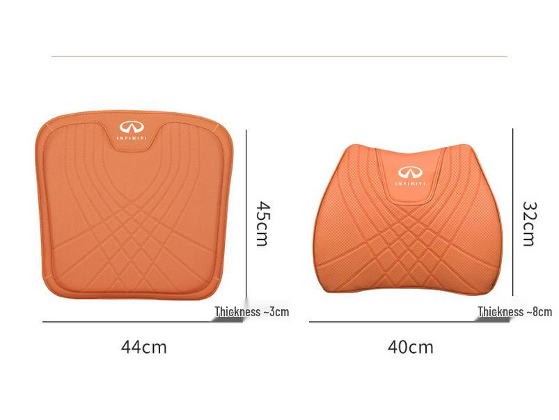 Universeel All-Season Stoelkussen met Lendensteun voor Infiniti Q50L/QX50/QX60/Q70L