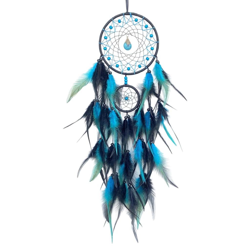 Dream Catchers for Bedroom Boho Dream Catcher Wall Decor Crystal Wood Beads Hanging Ornament Home Decorations Gift