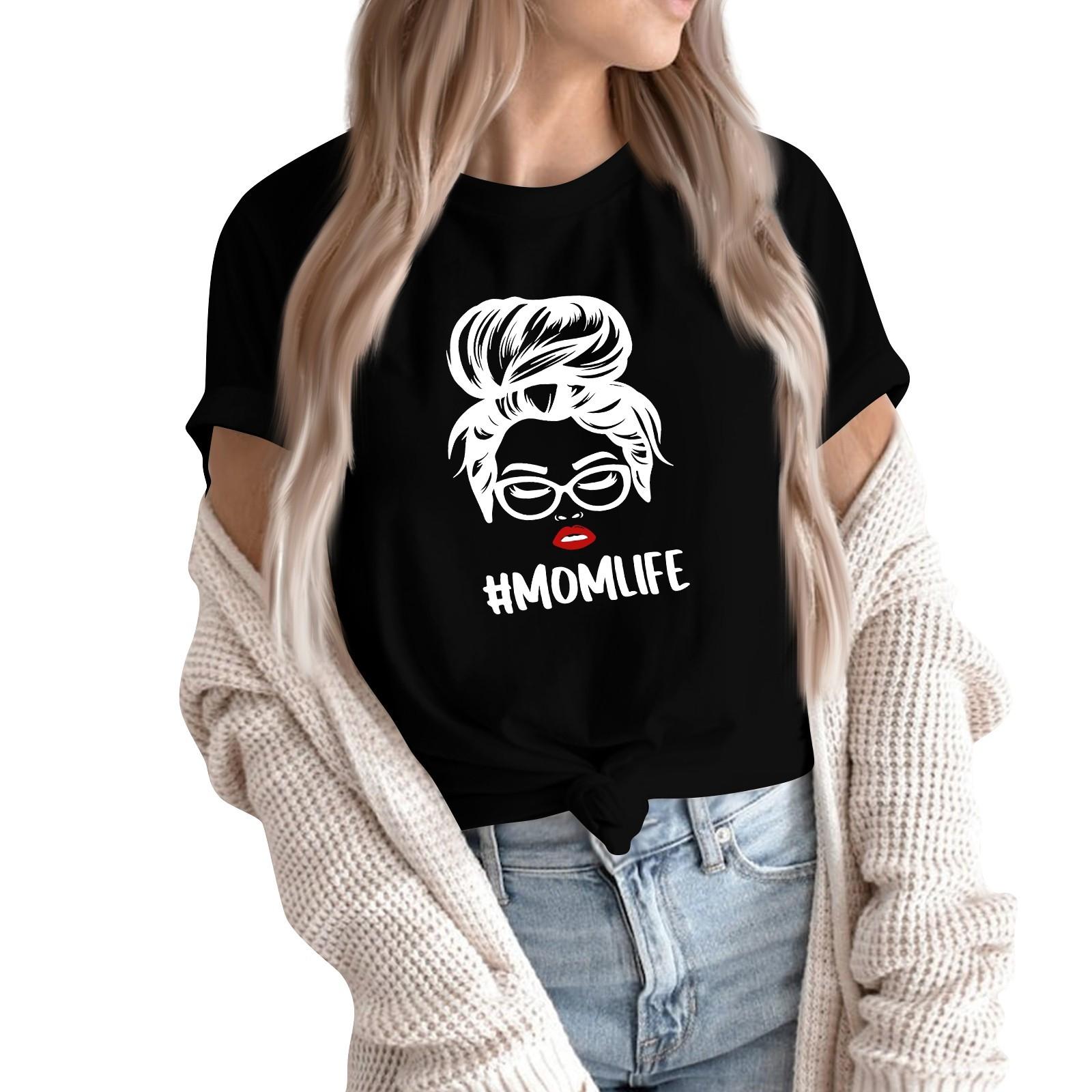 Unisex Round Neck T,shirt M чёрный