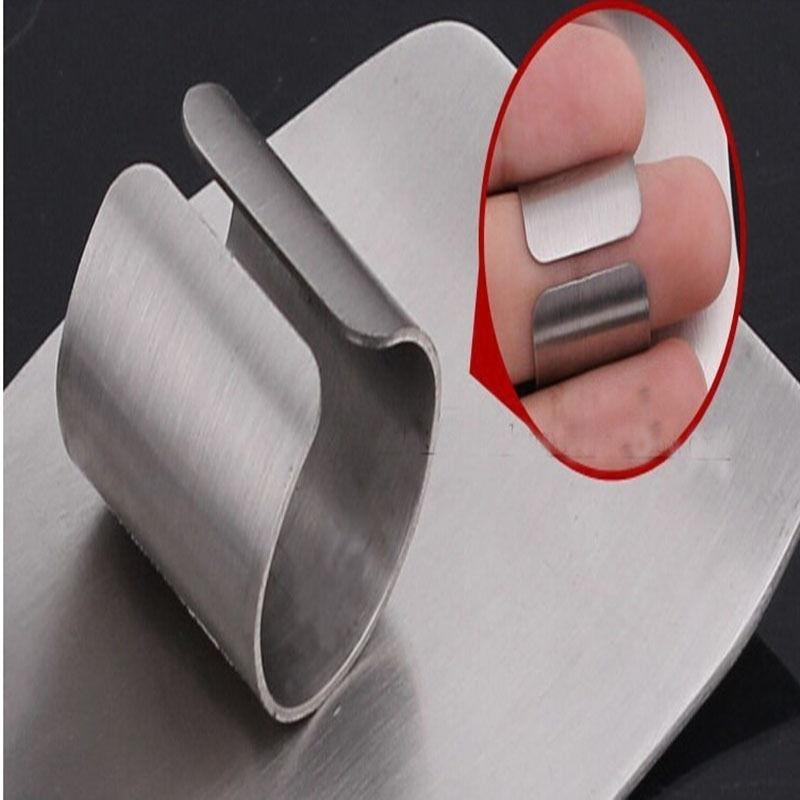 Stainless Steel Finger Hand Protector Guard Chop Safe Slice Knife Kitchen Tool Knife Protector