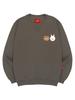 Ellamo Cutie Animal Friends Sweatshirt Unisex Big Size S~4Xl (Type B)