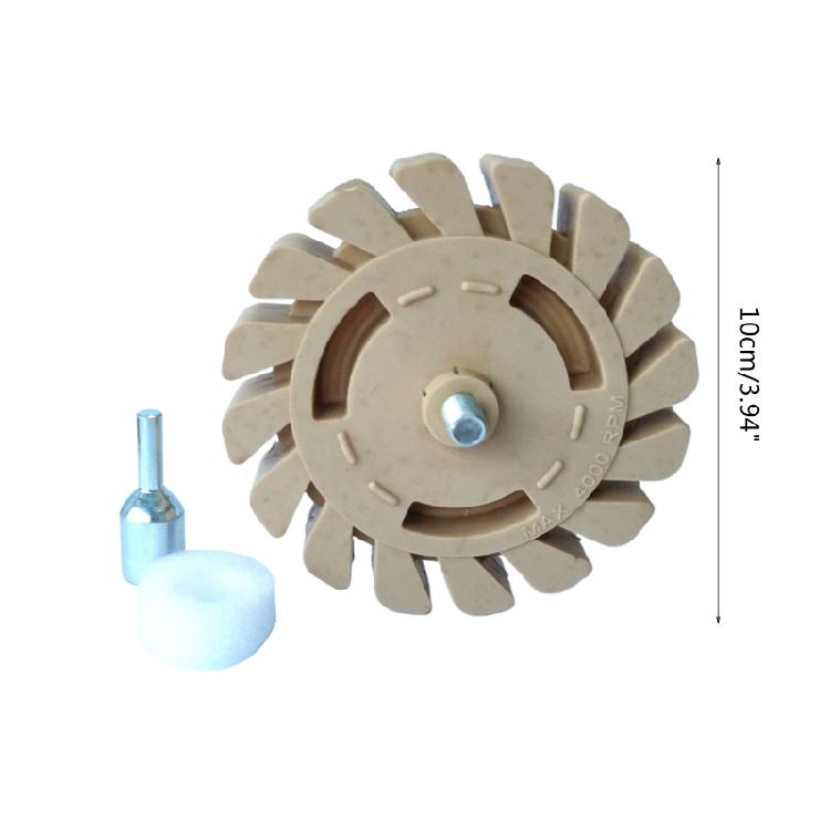 Car Pneumatic Rubber Eraser Wheel Pinstripe Adhesive Remover Decal Removal Tool