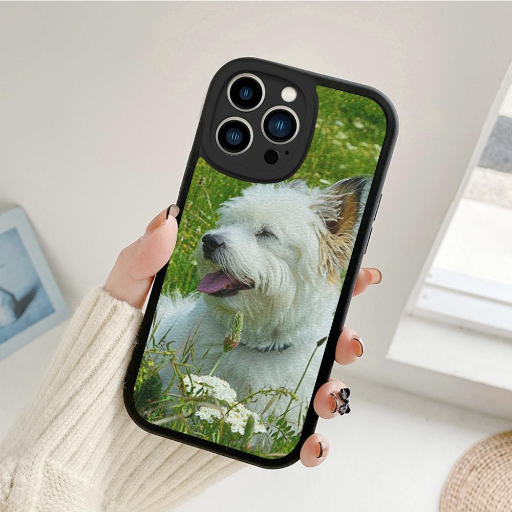 West Highland Terrier Westie Phone Case for Iphone 13 12 11 14 Pro MAX MiNi 7 8 14 Plus XS XR 13 Pro Lambskin Protective Covers