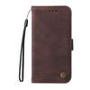 For iPhone 17 Pro Max Leather Wallet Cases Skin Touch Phone Cover Stand with Strap