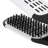 Double Sided Brush Clamp Multifunctional Hair Brush Straightener Styling Tool for Women Men