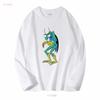 Zorak Retro Cartoon Character Worn Look T Shirt vintage Washed Stretched graphic Top For Everyday Wear homme Versatile Stylish