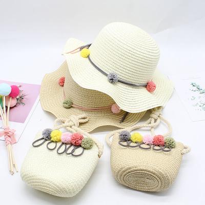 Kinderhut Mädchen Sommer Sonnenschutz Prinzessin Strandhut Sonnenhut Baby Fischerhut Mädchen Strohhut Sonnenhut Eimerhut