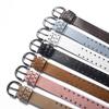 Punk Round Rivet Belt, Green Men'S And Women'S Denim Casual Bead Wide Belt, Xian Style.