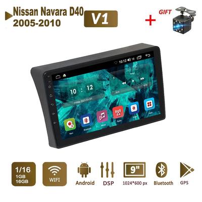 Android Autoradio Stereo für Nissan Navara D40 2005-2010 GPS-Navigation 2DIN 4 Core Multimedia-Player 1 + 16GB Autoradio