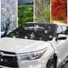 EHO4  Car Windshield Snow Block Sunshade Cover Parasol Car Accessories For Fiat 500 Abarth Panda Tipo Egea Doblo 124 Spider Stilo