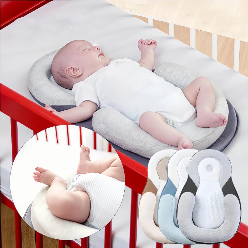 Newborn Concave Pillow - Prevent Flat Head In Newborns - Corrective Sleeping Pillow For Babies To Prevent Plagiocephaly - Enhance Baby's Sleep Quality