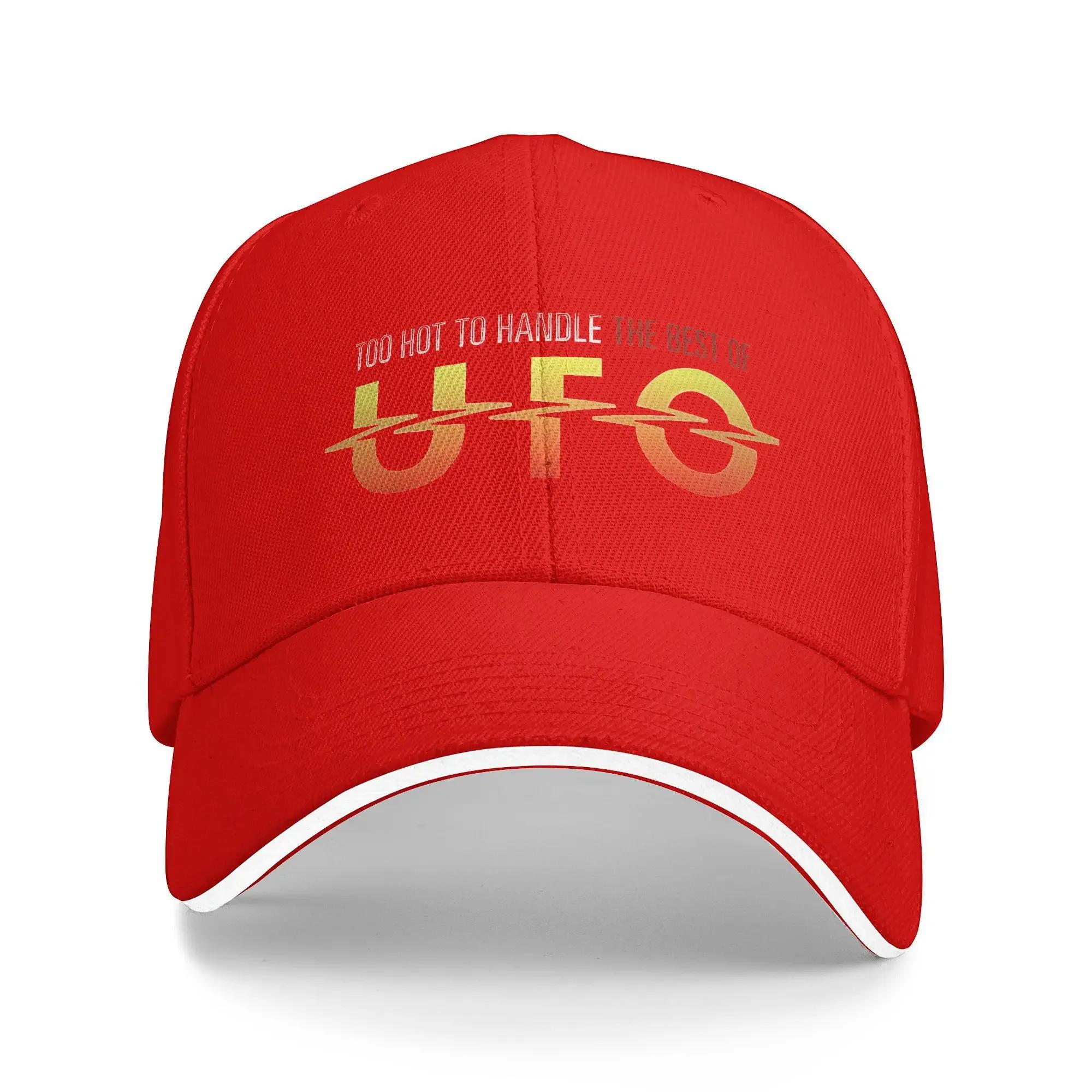 

Vintage UFO Band Logo Golf Cap Merch Retro Heavy Metal Music Dad Hat For Unisex Women Casual Headewear Adjustable Adjustable