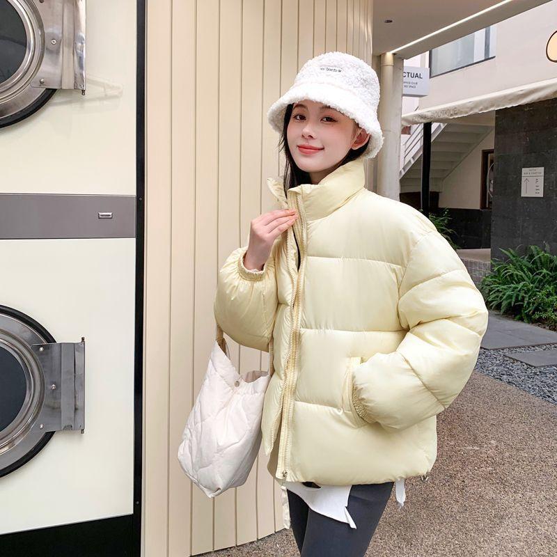New Cotton-padded Jacket Female Korean Version of Short Short Short Cotton-padded Coat Padded Cotton-padded Jacket Bread Winter Coat.