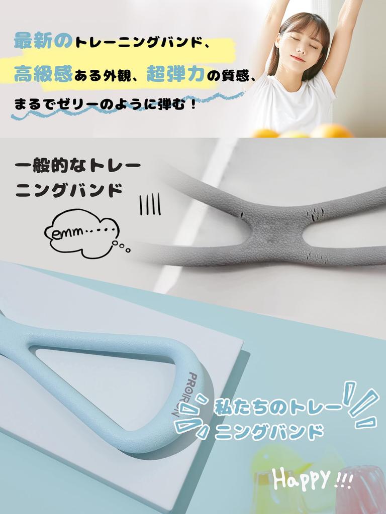 PROIRON Stretch Fitness Exercise Prevents Shoulder Optimal for Scapula and Back Flexible TPR Prevents Shoulder Corrects Strengthens Corrects and Great