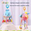 Whale Plush Baby Car Toy Hanging Mobile With Visual Stimuli For Sensory Development