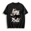 Vintage Classic Car Engine Graphic Casual Short Sleeve T-Shirt Pure Cotton T-shirt