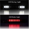 Tresound LED Third 3rd Brake Light for 1988-2000 Chevy GMC C/K 1500 2500 3500 Rear Cargo Lamp High Mount Stop Light (Smoked)