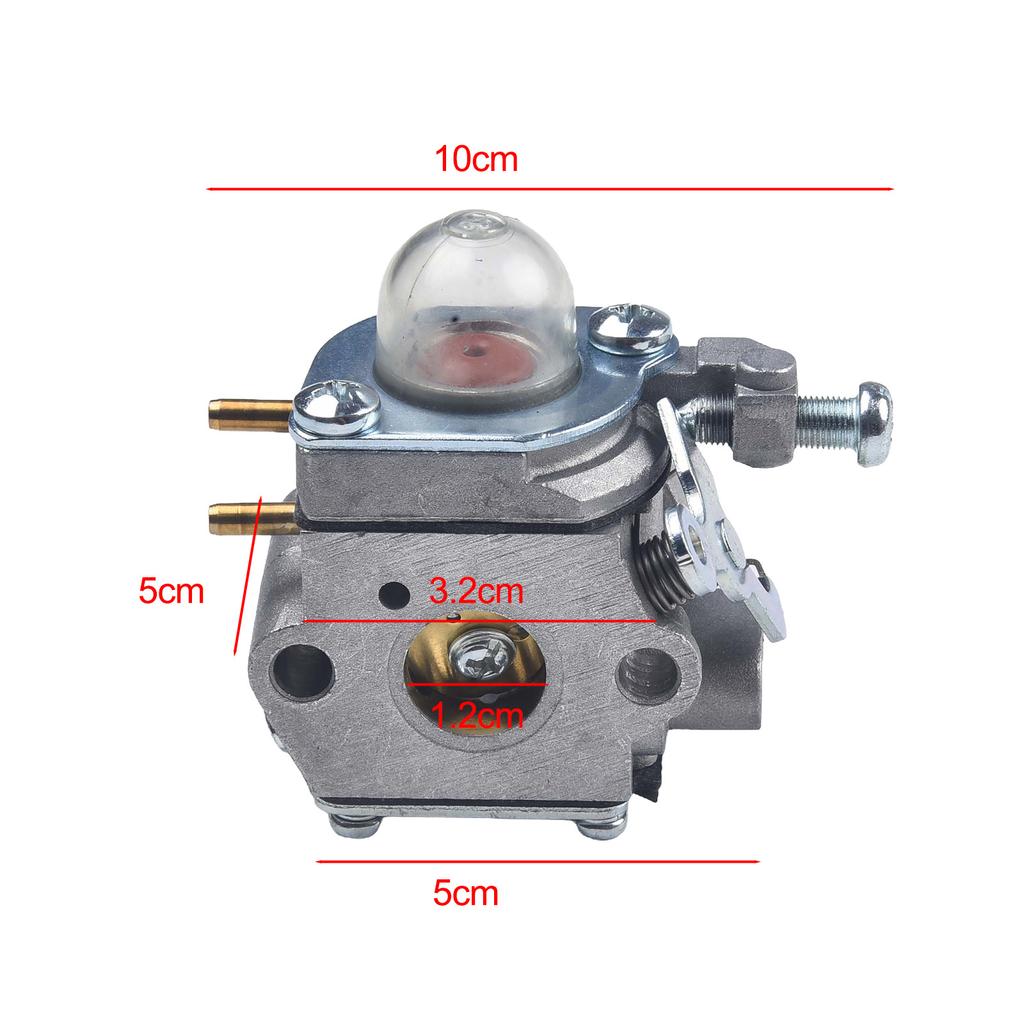 Für Craftsman WS210 WC2200 Vergaser-Kit für Motorsense mit wesentlichem Kraftstofffilter und zwei Kraftstoffschläuchen für vielfältige Anforderungen