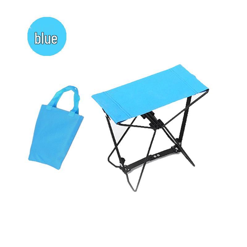 Portable Outdoor Folding Camping Stool with Oxford Cloth - Ideal for Fishing, Picnics, Leisure, and Sketching.