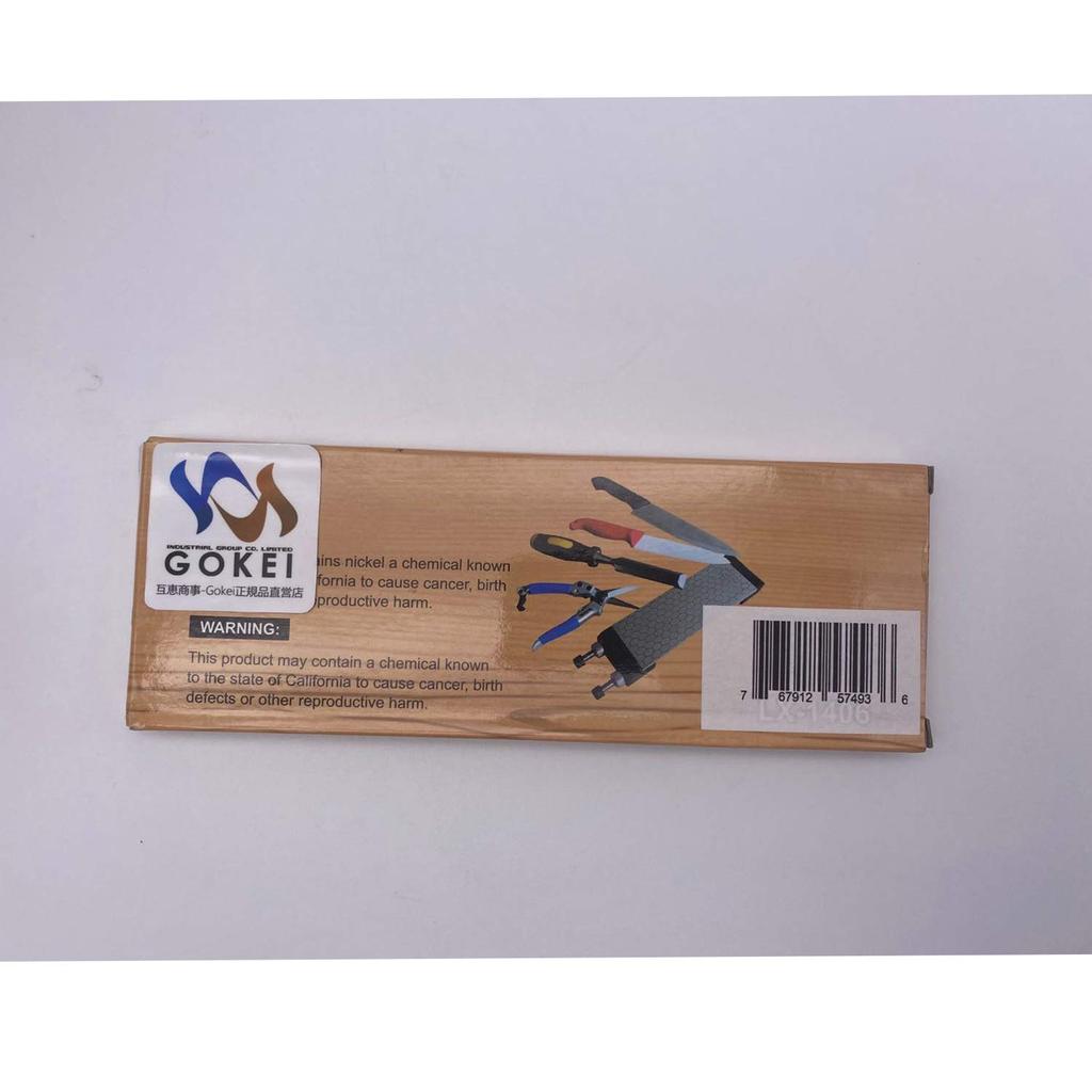 GOKEI Double-Sided Diamond Sharpening Stone #400/#1000 180 X 60 X 8mm 705g Finishing Knife Sharpening Stone Diamond Sharpening Stone Ceramic Sharpenin