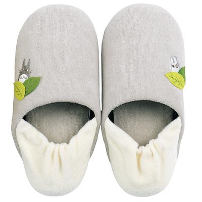 Senko My Neighbor Totoro Walking Totoro Slippers, Approx. 24cm, Gray, 64849