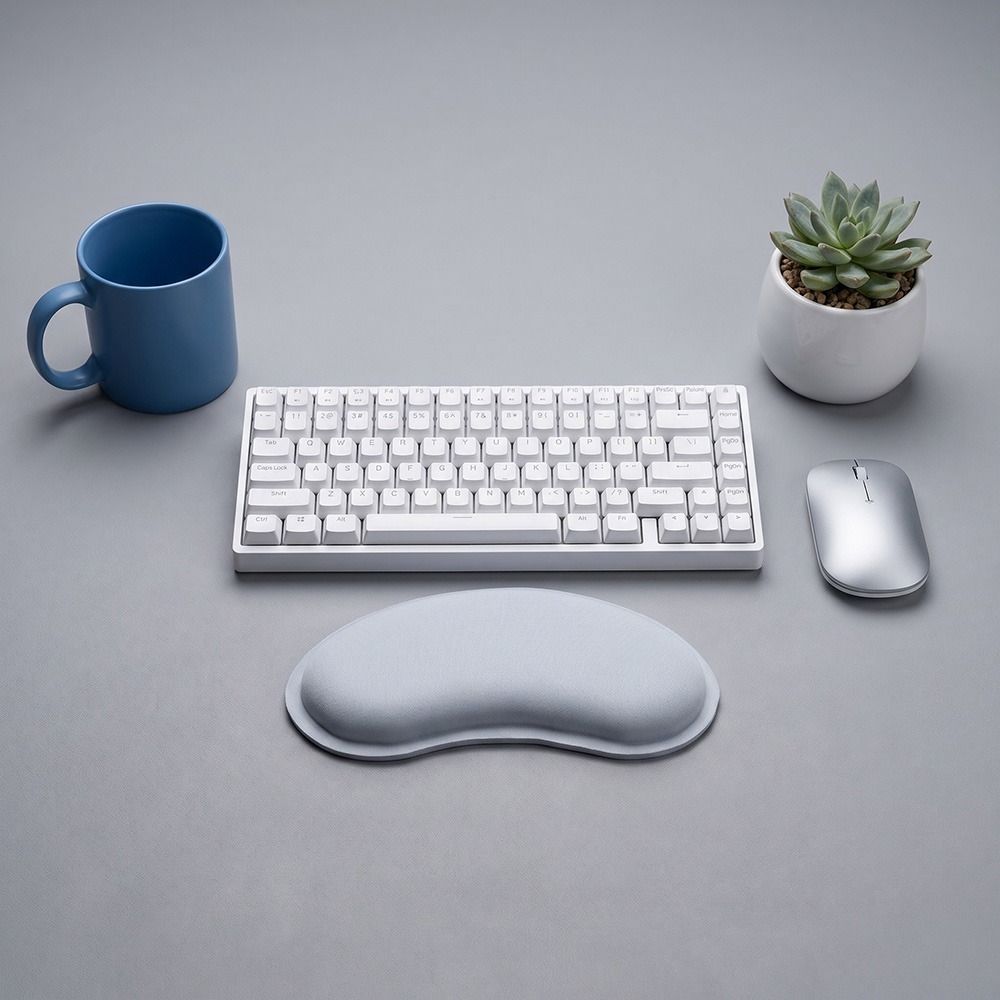 Soft Memory Foam Ergonomic Mouse Wrist Rest Portable Design Pink/Black/Grey Memory Foam Wrist Pad Anti-Slip Rubber Base