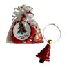 DIY Christmas Button Ornament Making Set Stacked Button Craft Kits Christmas Tree/Santa/Snowman/Angel Hanging Decoration