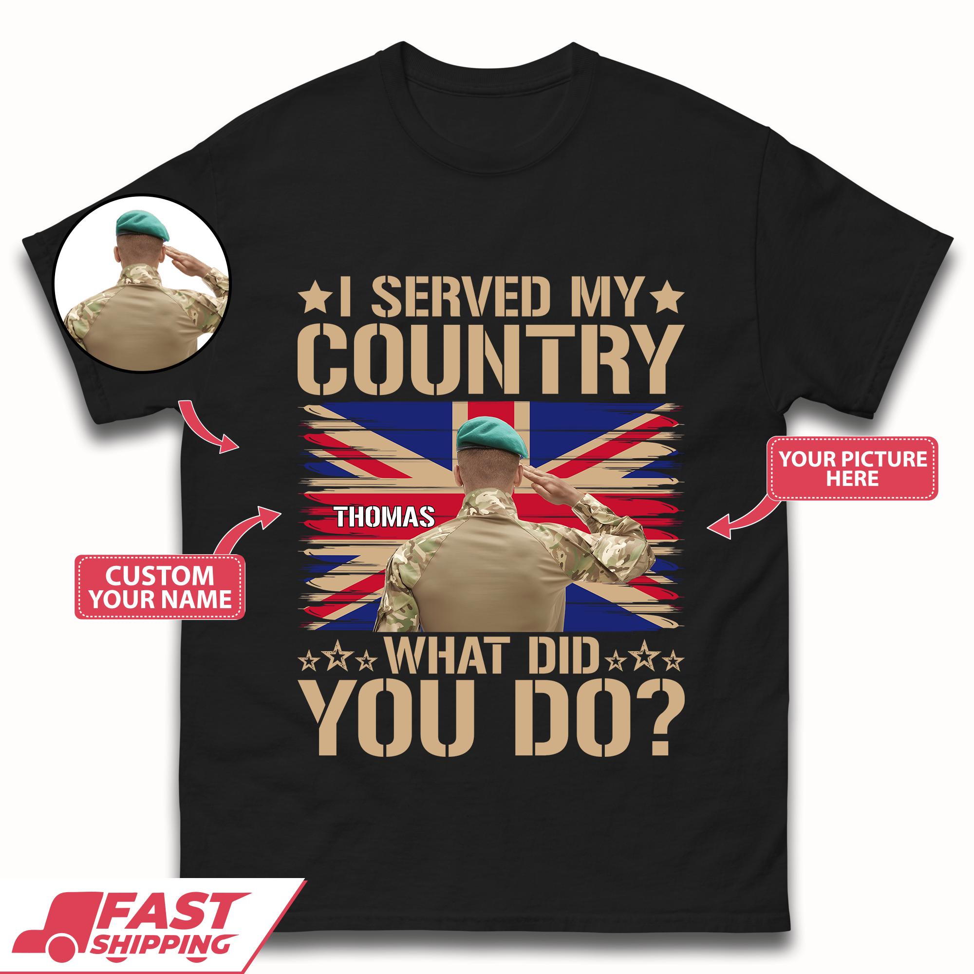 I Served My Country Mens T-Shirt S