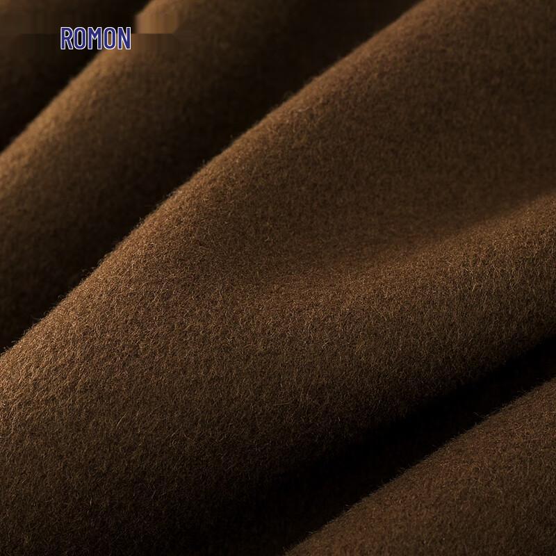 Luomeng Men's Business Casual Wool Blend Overcoat