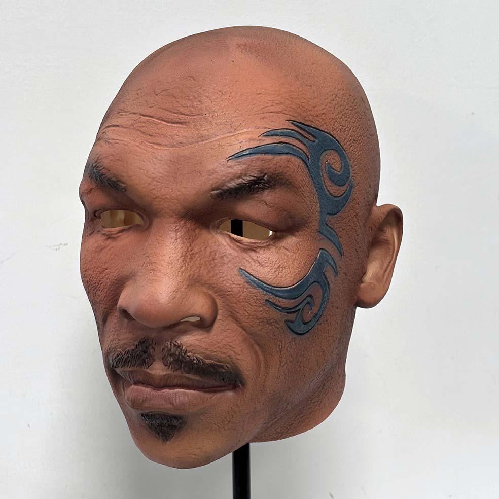 Popular Tyson Boxing Champion Latex Mask for Halloween Costume or Funny Selfie
