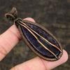 Russian Charoite Handmade Copper Wire Wrap Jewelry Pendant 2.96" o5q77
