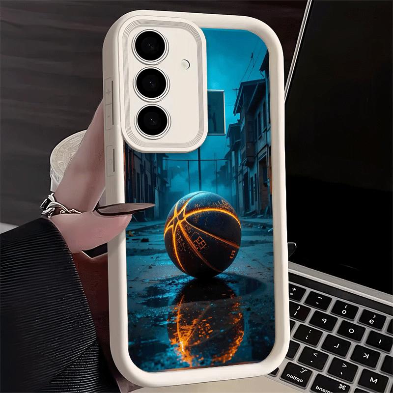 Phone Case for Samsung Galaxy S26 S25 Ultra S24 FE Basketball Basket Sports Shell S23 Plus S22 + S21 S20 5G Soft Silicone Funda