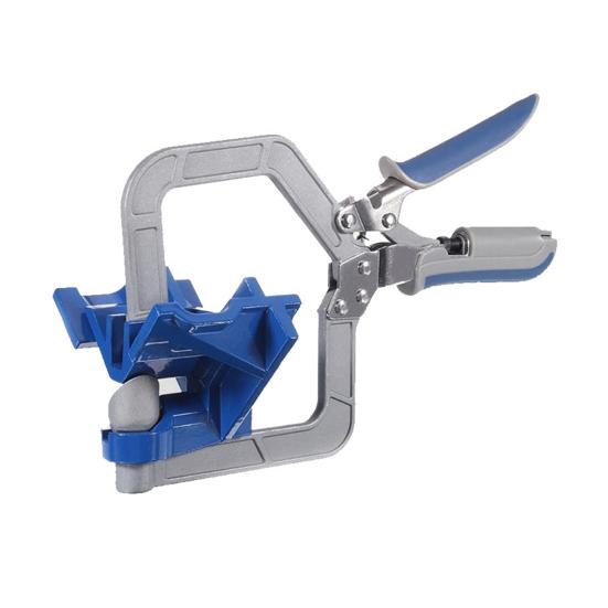 90-Degree Corner Clamp Ergonomic Handle Adjustable Thickness Multipurpose Handheld Right Angle Clamp Woodworking Tool