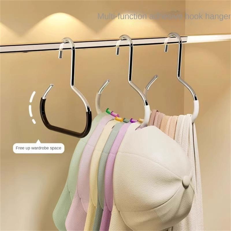 Vertical Cap Display Holder for Baseball Hats Scarves Belts Closet Storage Solution Steel PVC Construction