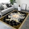 3D Printed European Style Carpet Rug Mat – Living Room Bedroom Sofa Coffee Table Floral Geometric Pattern Home Decoration