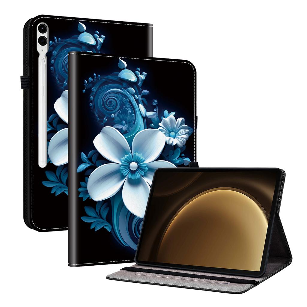 PU Leather Tablet Case for Samsung Galaxy Tab S10+ (12.4")-11 Styles! Durable,with 2 Stand Slots,Pencil Holder & Card Slots,Flexible TPU Back Cover