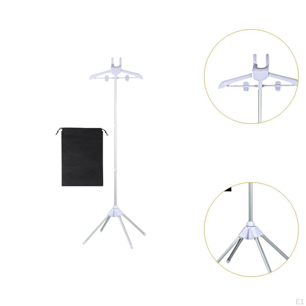 Clothes Hanger for Steamers, Portable, Foldable, -held Ironing Stand