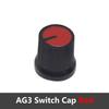 11PCS AG1 AG1 WH118 Potentiometer Knob Cap 6mm D Shaft Rotary Encoder Knob Multi Color Plastic Knob For WH118 Variable Resistor