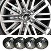 4Pcs 56mm Car Wheel Stickers Center Hub Cap For Volkswagen GTI R-Line R Polo T5 Golf Passat Scirocco Car Emblem Badge Decal