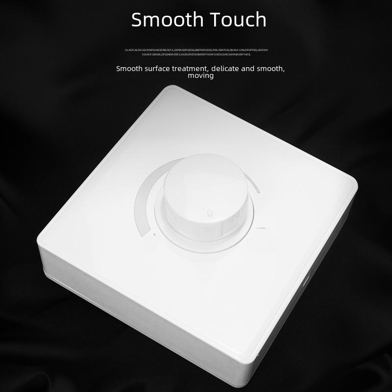 86 Type Electric Ceiling Fan Speed Control Switch with Stepless Knob Adjustment