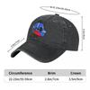974 Reunion Denim Basebollkeps Ölogotyp Utomhussport Hip Hop Hattar Casual Herr Street Style Anpassade Basebollkepsar