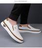 2024 Spring/Summer Men's Soft Leather Slip-On Casual Shoes