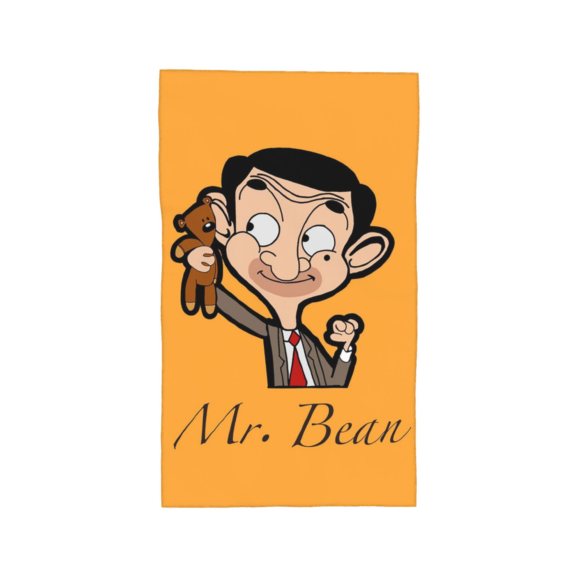 

Mr. Bean Cartoon Soft Face Towel Quick Dry Pool Bath Cotton Towels Absorbent W40*H60(CM)