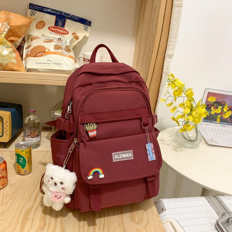 Schoolbag Korean version backpack schoolbag female middle school student junior high school student primary school student 3rd to 6th grade trendy