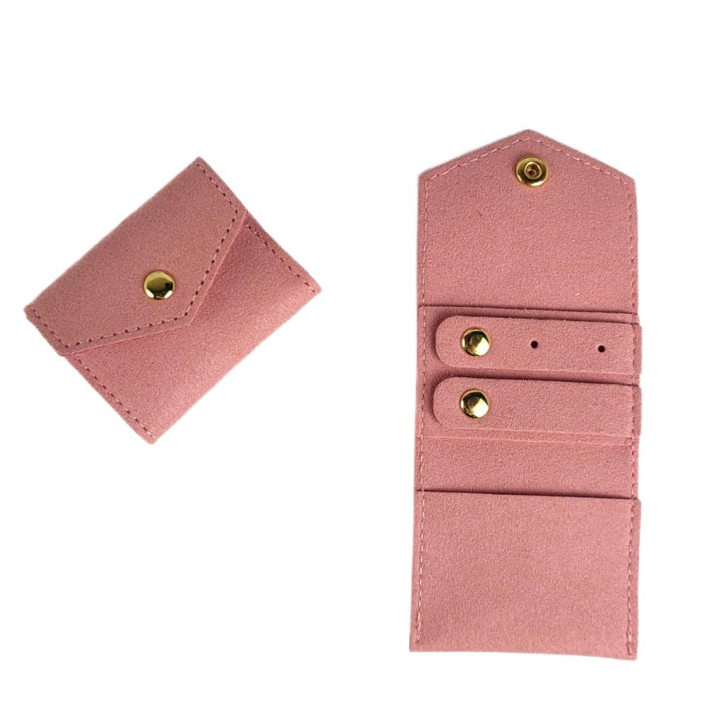 Foldable Jewelry Roll Case Mini Jewelry Storage Bag  for Parties Travel Business Trips