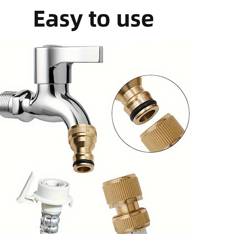 1/2/3PCS Universal Tap Adapters Brass Faucet Connector Gun Fittings Tool Water Pipe Hardware Accessories Garden Hose Adapter