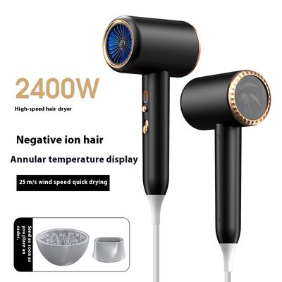 New High-Speed Hair Dryer 2400W High-Power Negative Ion Ultra Silent Recommended Professional Hair Dryer For Home Hair Salons